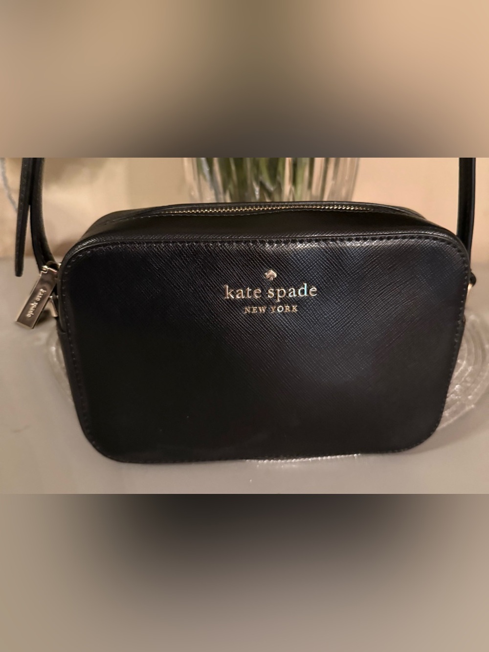Kate Spade Staci Black Mini Camera Bag~ Like new